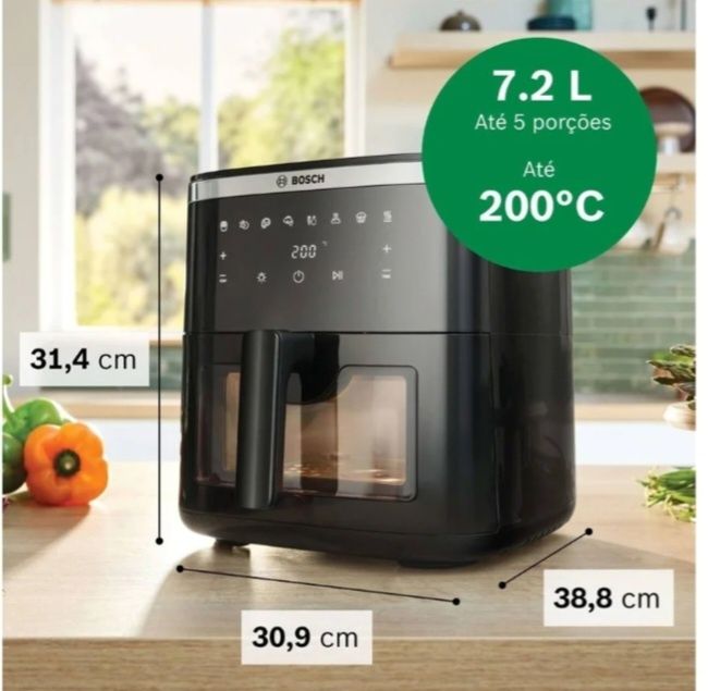 Airfryer Bosch 7l,2 quase nova