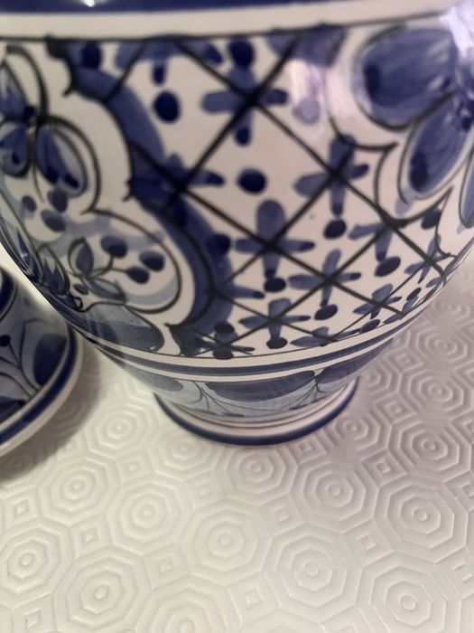 Peça decorativa pintada á mão