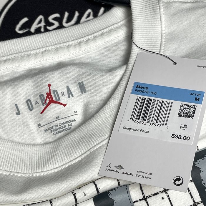 ОРИГІНАЛ Чоловіча Футболка Jordan XL FN5978-100 з США