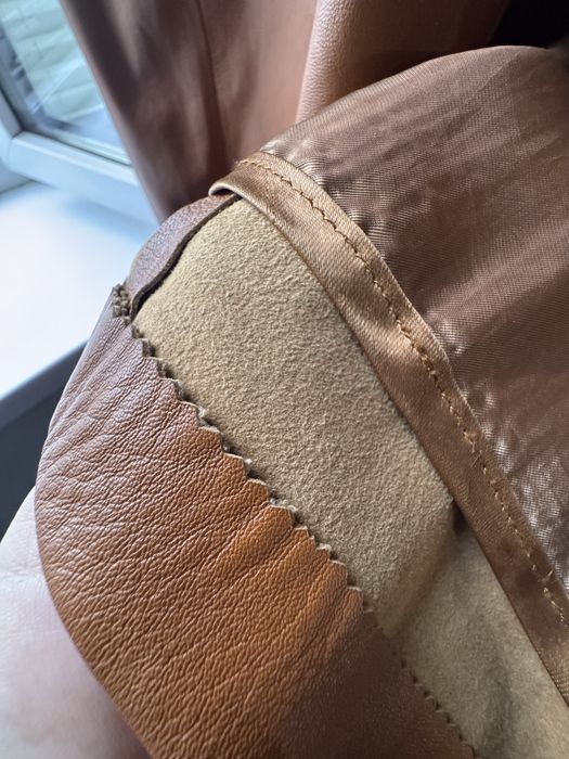 Шкіряний тренч, кожаное пальто, плащ Італія