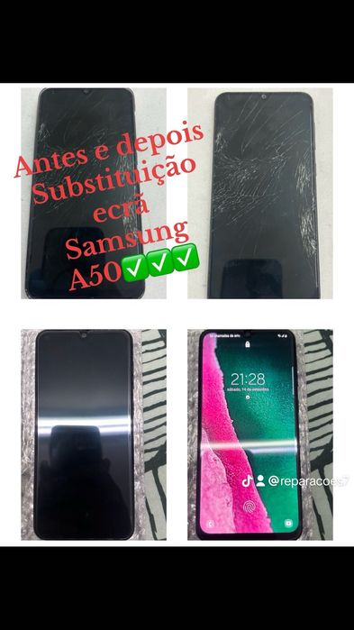 Troca de display s em smartphones e tabletes/ formatação  de pc's