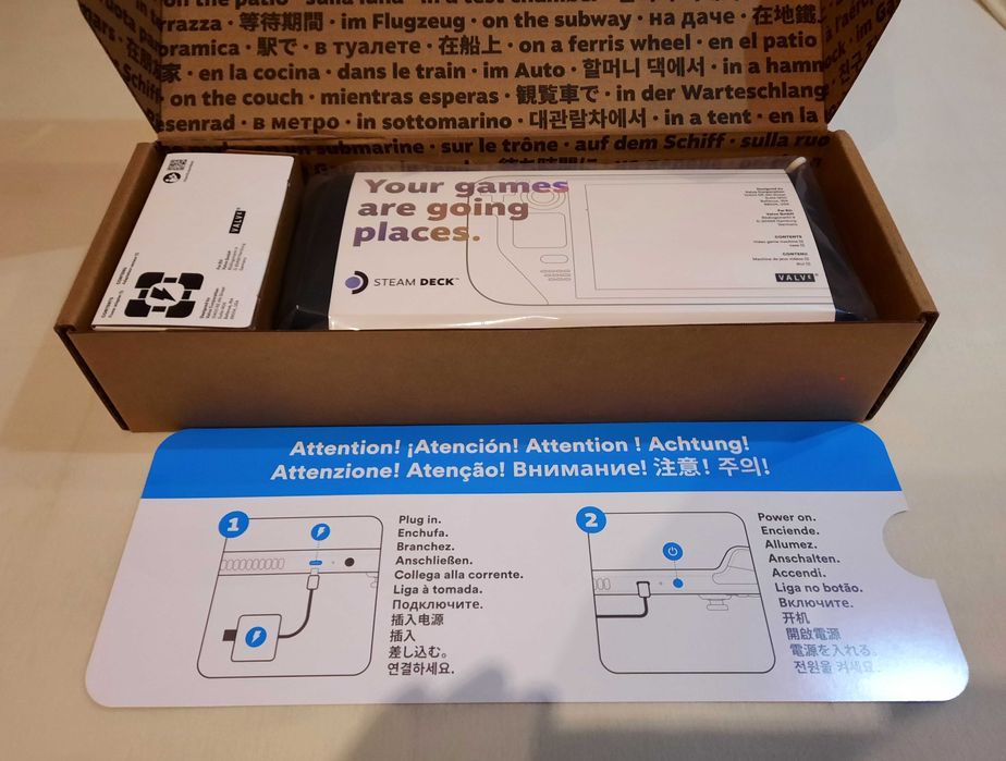 Konsola Valve Steam Deck 512 GB czarna - NOWA