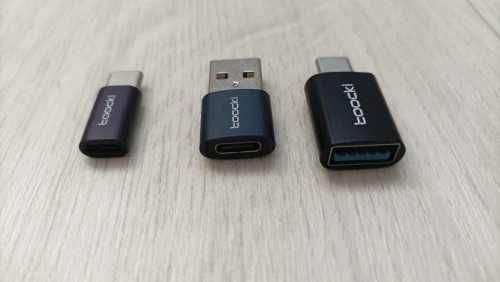 Набір адаптерів, перехідники USB 3.0 to Type-C 3 в 1