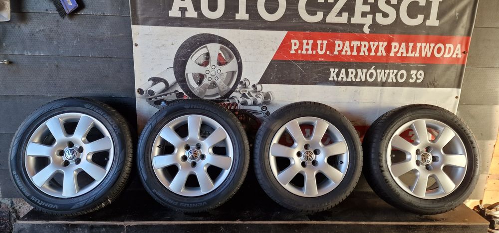 Alufelgi+opony letnie VW Golf IV BORA New Beetle R16 5x100 et42