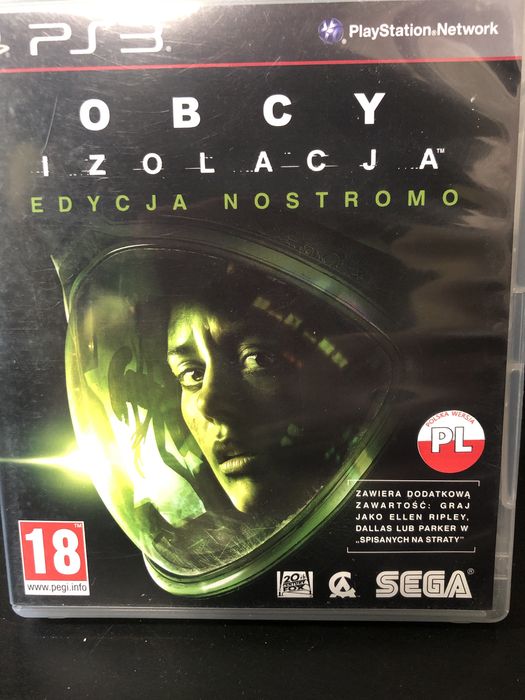 Obcy  Izolacja Edycja Nostramo PS3 Polskie wydanie