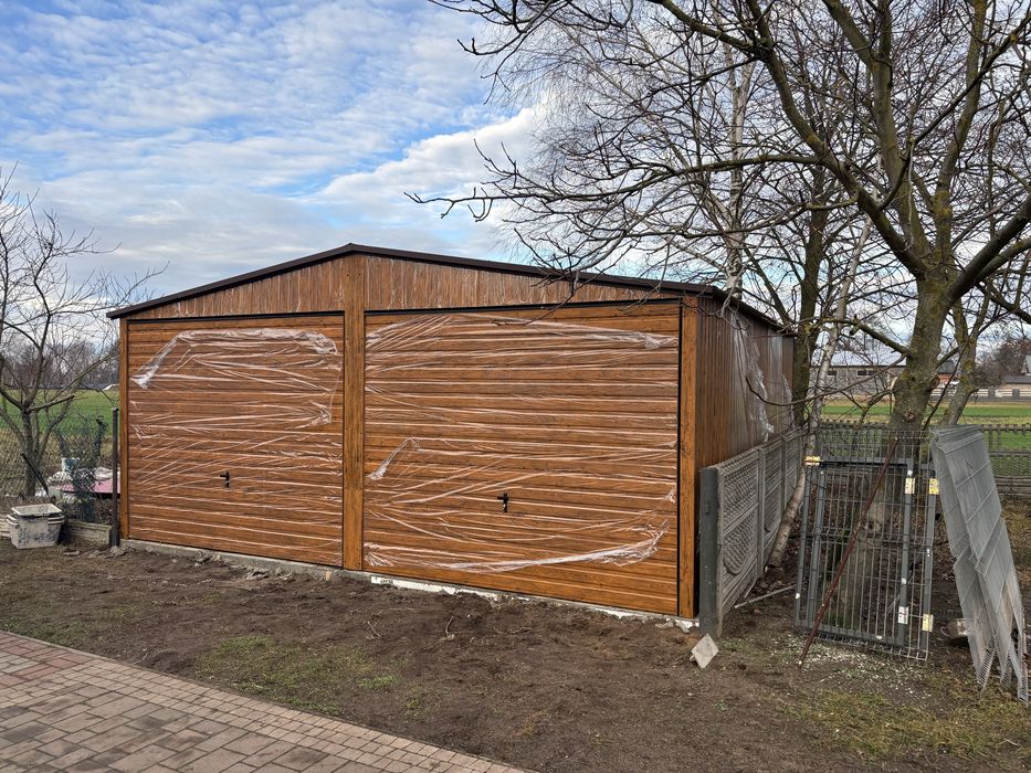 Garaż blaszany 6x6 - Widok 5