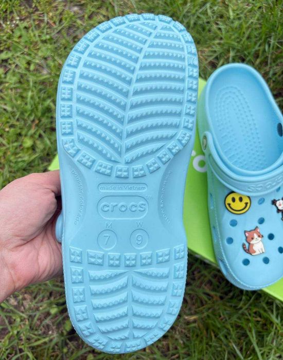Крокси блакитні жіночі чоловічі Crocs Baya унісекс 36, 37, 38, 39, 40/41, 42 розмір