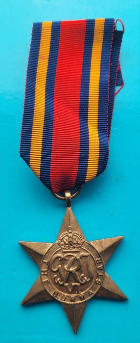 Brytyjski Medal Gwiazda Birmy- Król Jerzy VI  (60B)