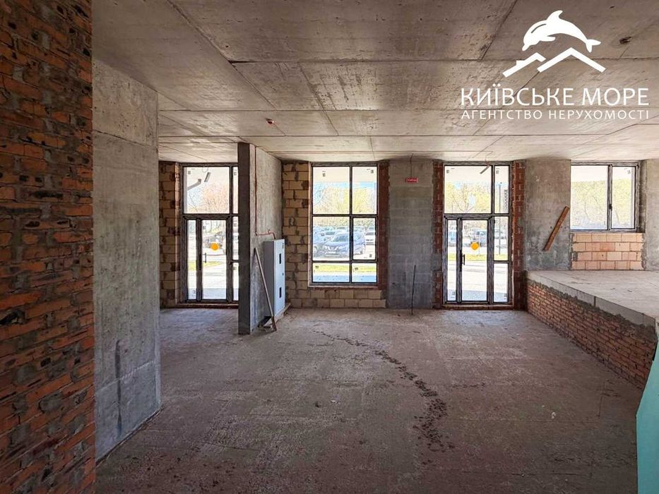 Без комісії. Фасадне приміщення, 176 м2, Воскресенська 2а, ЖК Паркові Озера-2