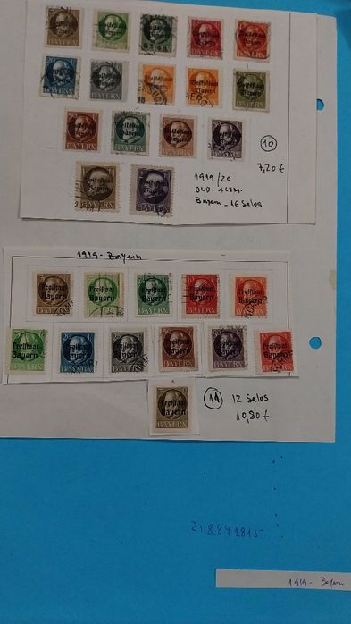 Selos da Alemanha e zonas de ocupação.  1867/1943