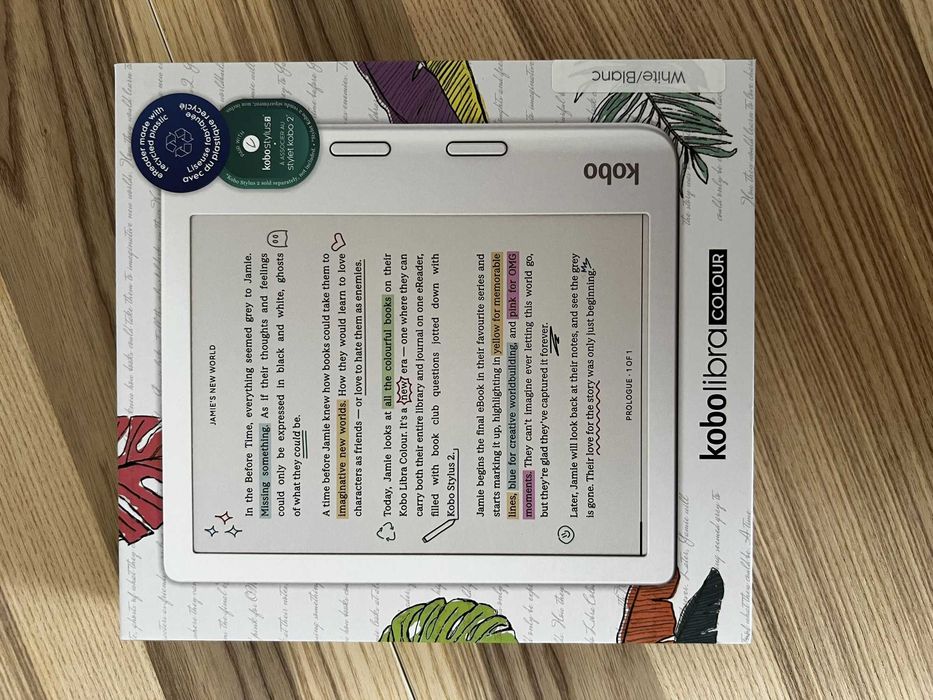 Kobo Libra Colour N428 7 cali 32GB biały etui pudełko