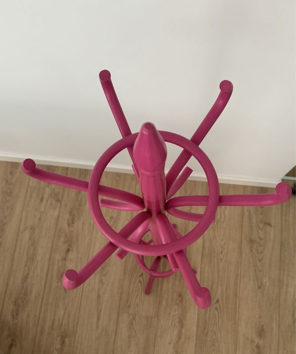 Cabide/bengaleiro criança rosa