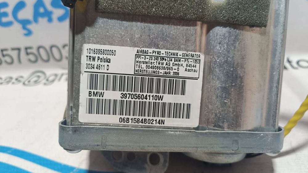 AIRBAG PASSAGEIRO PENDURA BMW X3 E83 LCI X3 E83 72127056041 7056041