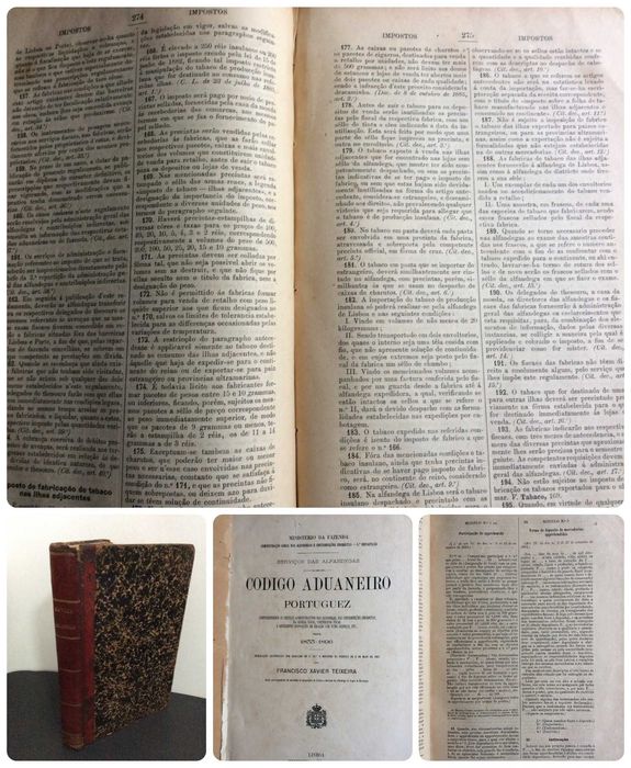Codigo aduaneiro portuguez : comprehendendo.., por Francisco Xavier Teixeira, 1897