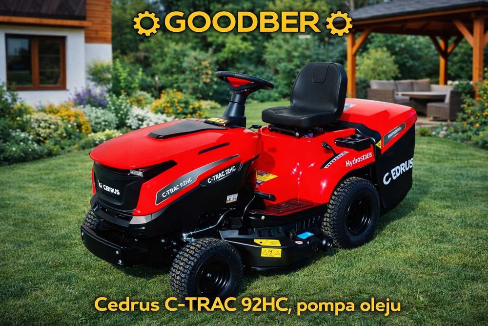 Kosiatrka traktorek Cedruc C-Trac 92 HC Nowa okazja Kosz pompa oleju gwarancja ciągniczek traktor do trawy ciągnik ogrodowy