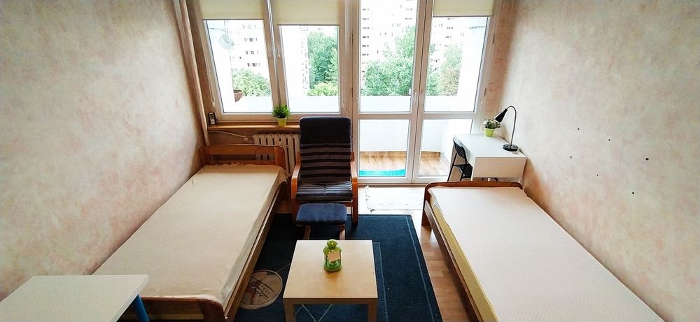 Pokoj dwuosobowy jednoosobowy  bezposrednio studenci Bronowice balkon studenci