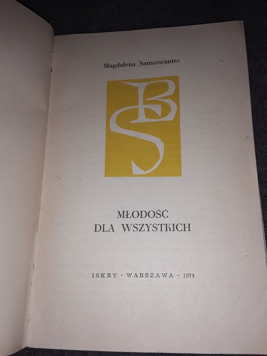 Młodość dla wszystkich Magdalena Samozwaniec biblioteka Stańczyka iskry