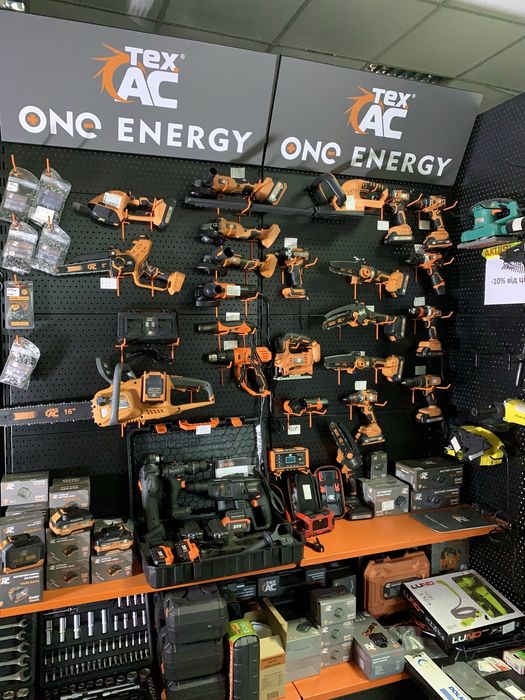 Procraft електроінструмент недорого та TexAC ONE ENERGY  професійна якість Низькі ціни Гарантія Інструмент для дому Акумуляторний Мережевий Бензиновий