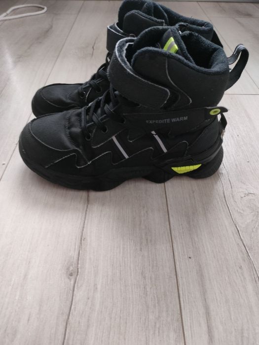 Buty kozaki zimowe chłopięce 35