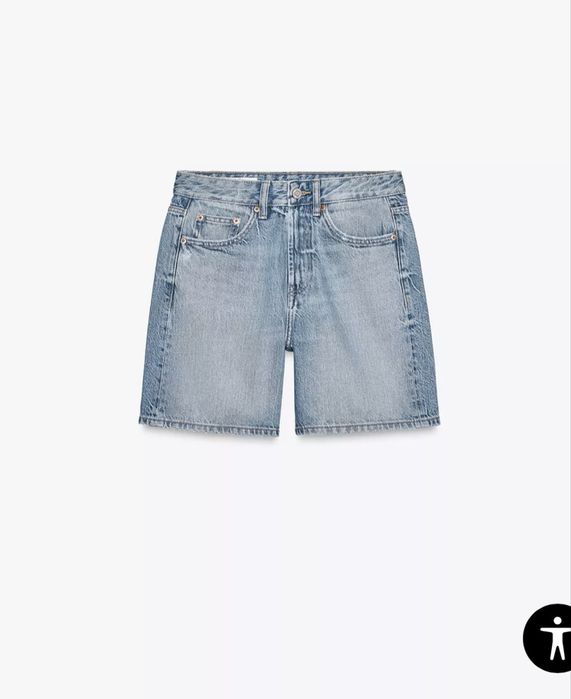 Джинсові шорти зара zara 34