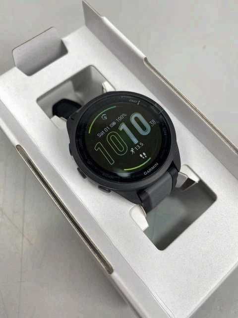 Garmin Forerunner 165 – GPS, 43 mm, czarno‑szary