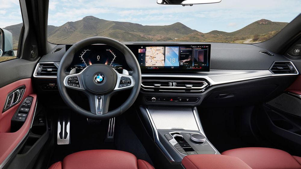 Kokpit w BMW Seria 3 Sedan