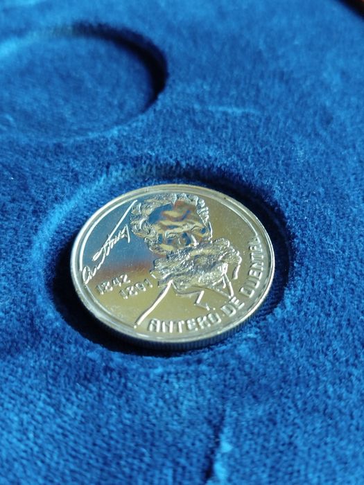 Moeda comemorativa de 100 Escudos- Antero de Quental