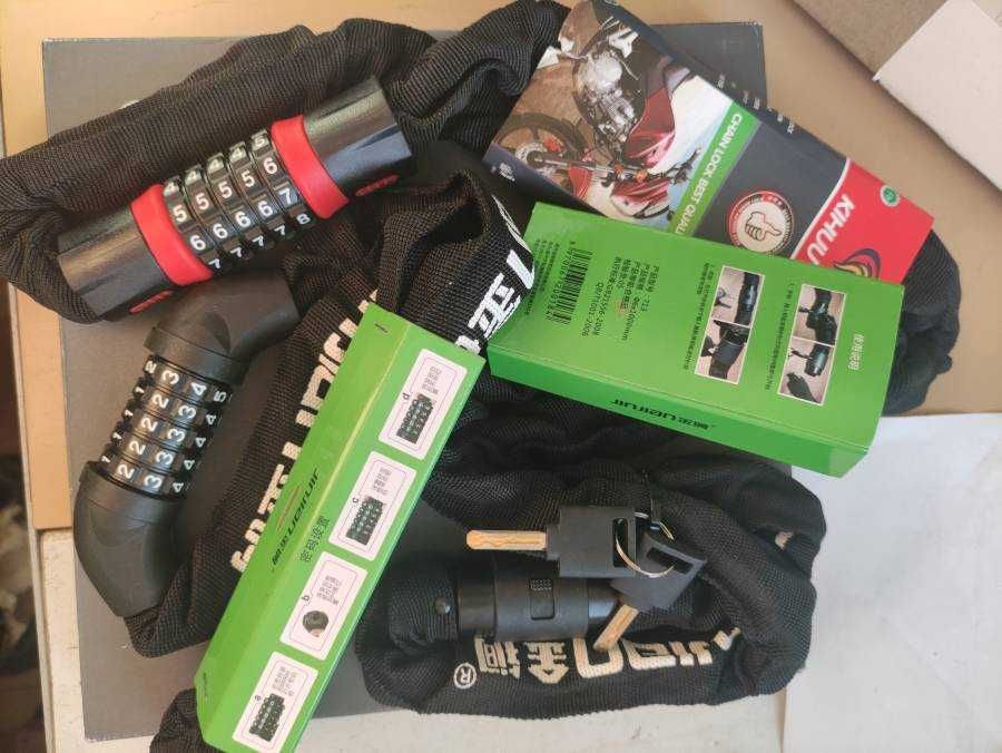 противоугонный замок кодовый ланцюг цепь захисний ключ код