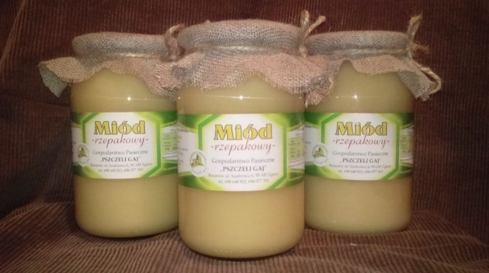Miód rzepakowy. HURT