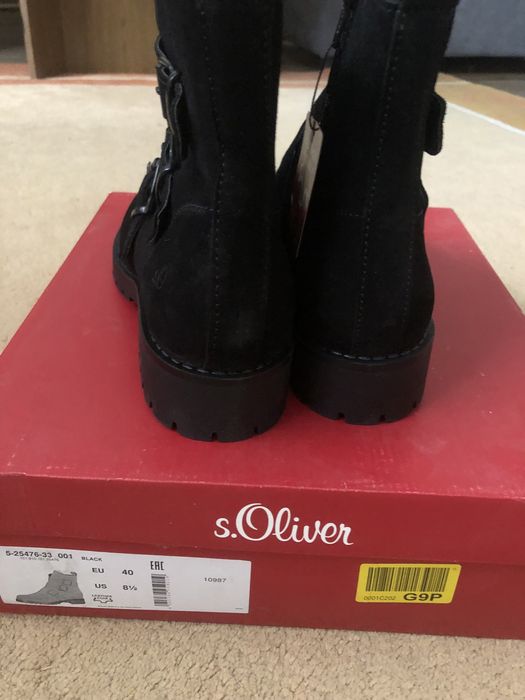 Botki koxaki skòrzane rozmiar 40