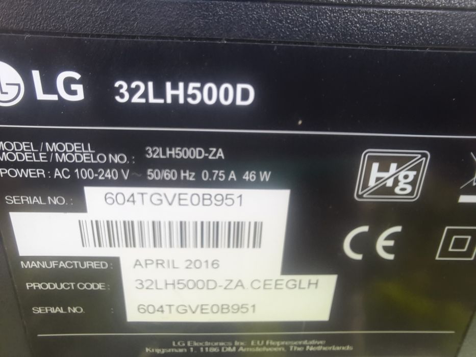 LG 32LH500D           .