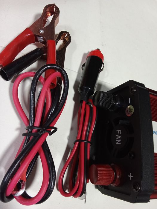 Инвертор PowerOne+ 12V-220V 1000W +USB (SST-1000A)