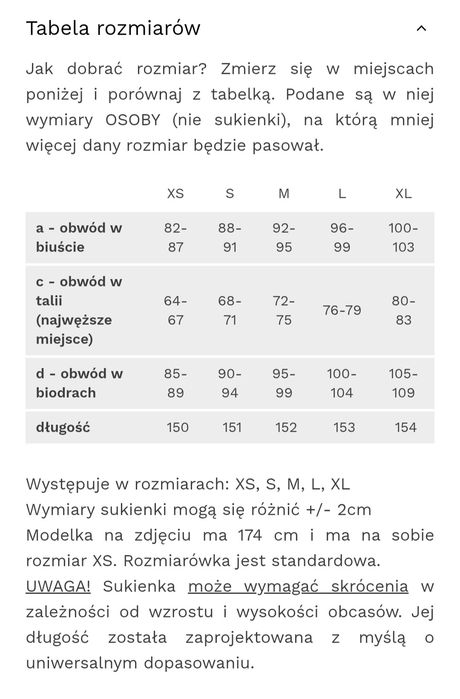 Sukienka Loola Istria rozm.L