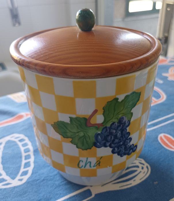 Conjunto de 6 frascos de cozinha