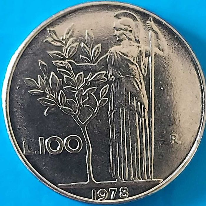 100 Liras de 1978, Republica Italiana