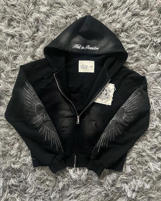 Zip-hoodie Chrome Hearts /opium /y2k