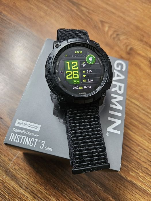 Garmin instinct 3 50mm tactical amoled