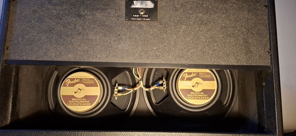 Cabinet Fender 2x12 – Speakers Fender 12"  8Ω
