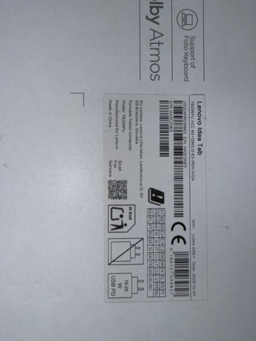 Vendo Tablet Lenovo como novo, 6 meses de compra e utilizado 4 vezes.