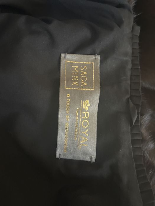 Продам норкову шубу SAGA MINK ROYAL (оригінал), розмір 14
