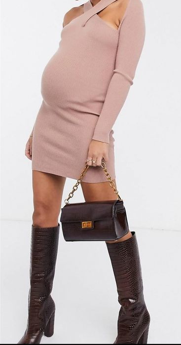 Asos sukienka  ciążowa imprezowa koktajlowa  l
