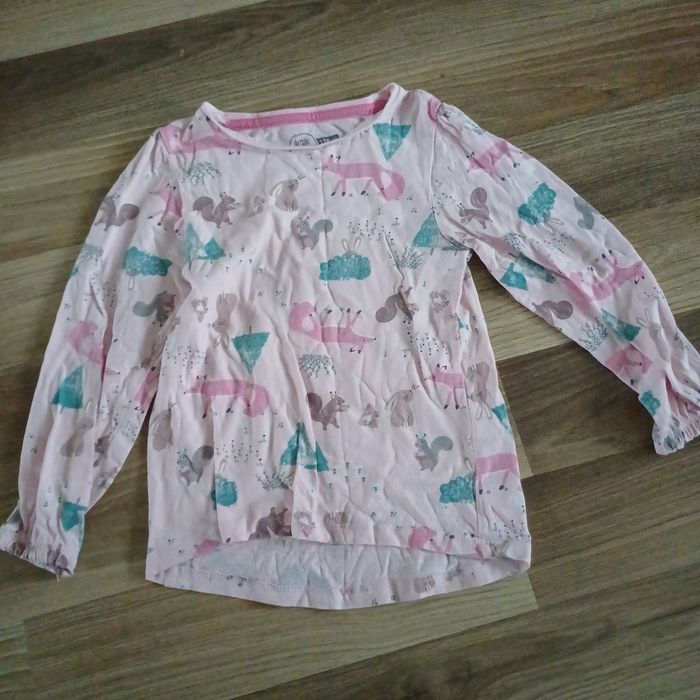 Paczka ubrań ciuchow dla dziewczynki koszulki bluzki tunika sukienka