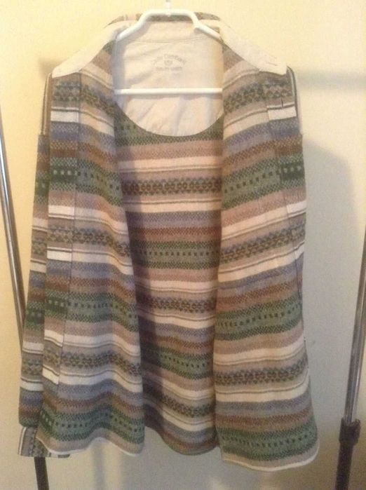 Ciepła Bluza/blezer męski 30% wełna, rozm L .