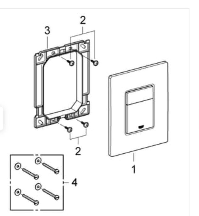 Przycisk GROHE złoty 38732GL0