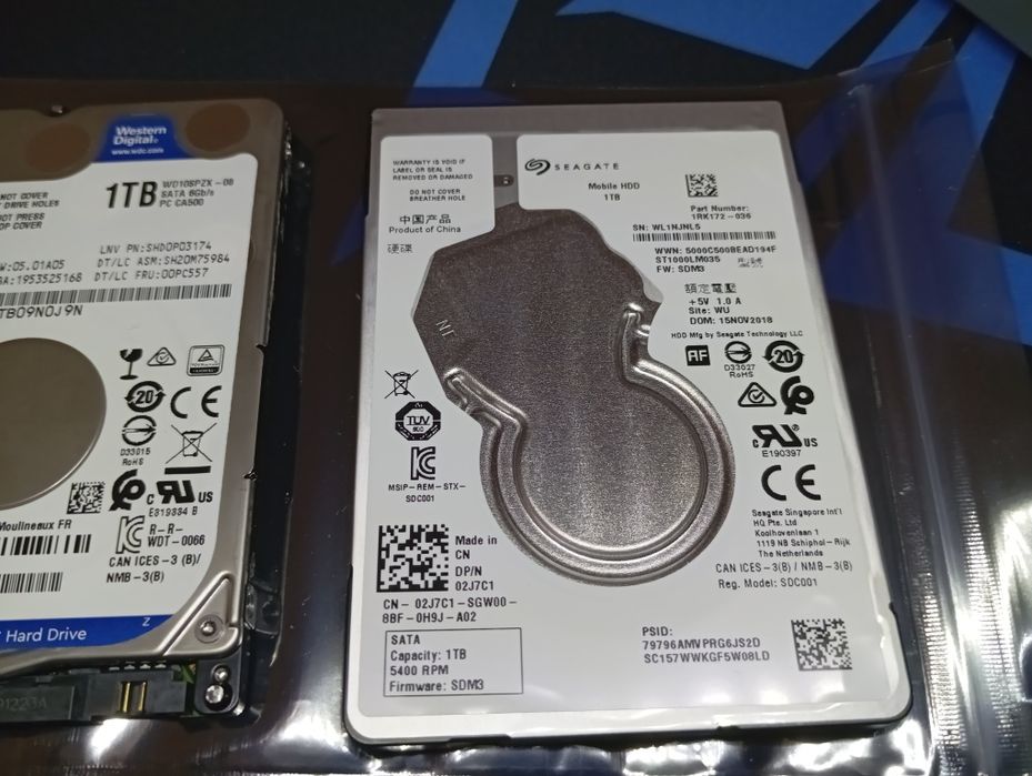 Жорсткий диск 2.5" у чудовому стані SEAGATE та Western Digital