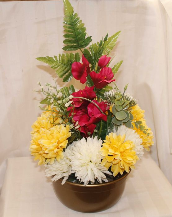 Bukiet sztuczny na grób