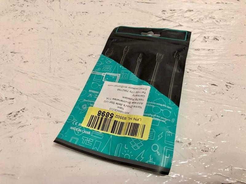 Адаптер зарядного пристрою iphone, lightning на 2 lightning, dual