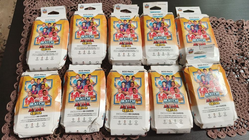 13 x saszetka Topps Match Attax Extra 2025 2026