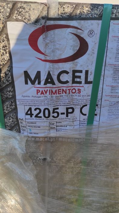 Pavimento Hidráulico Macel 40x40