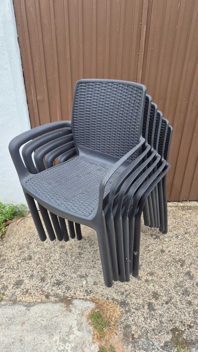 Mesa jardim e 6 cadeiras